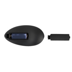 Black Velvets Plug vibrant Rimmer Velvet 11 x 4.2 cm Noir